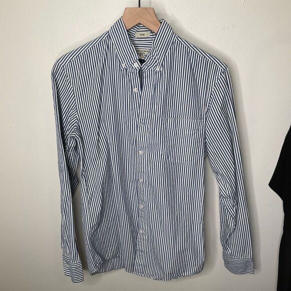 J. Crew Stripe Button Down Slim Shirt - Picture 2 of 7